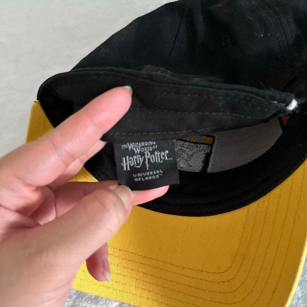 Harry Potter Hufflepuff Baseball Cap Universal Studios Wizarding World Hat - Picture 6 of 7